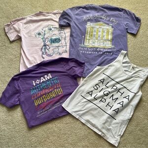 Alpha Sigma Alpha Greek Sorority Size Small BUNDLE